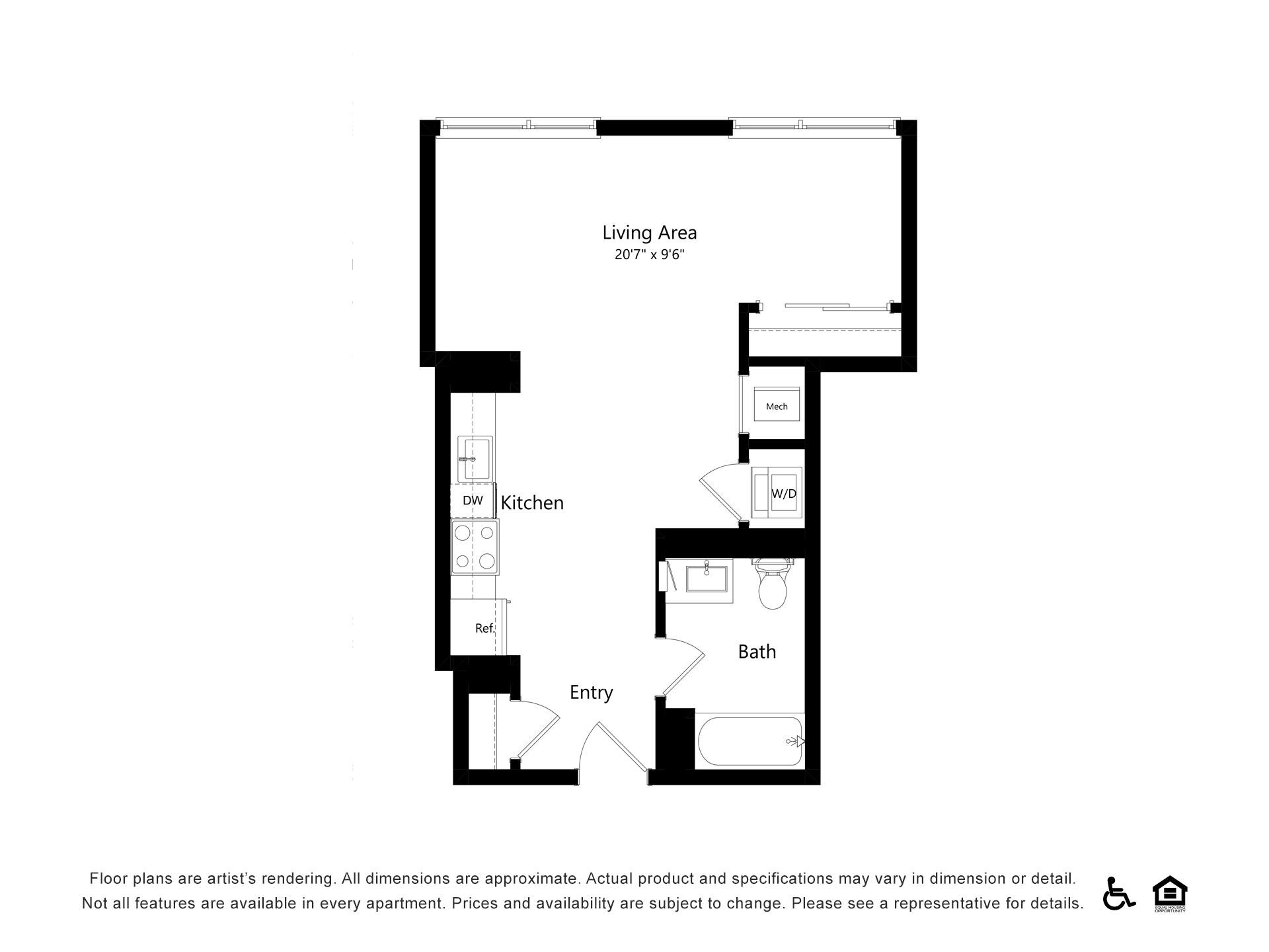 Floor plan layout diagram for S7